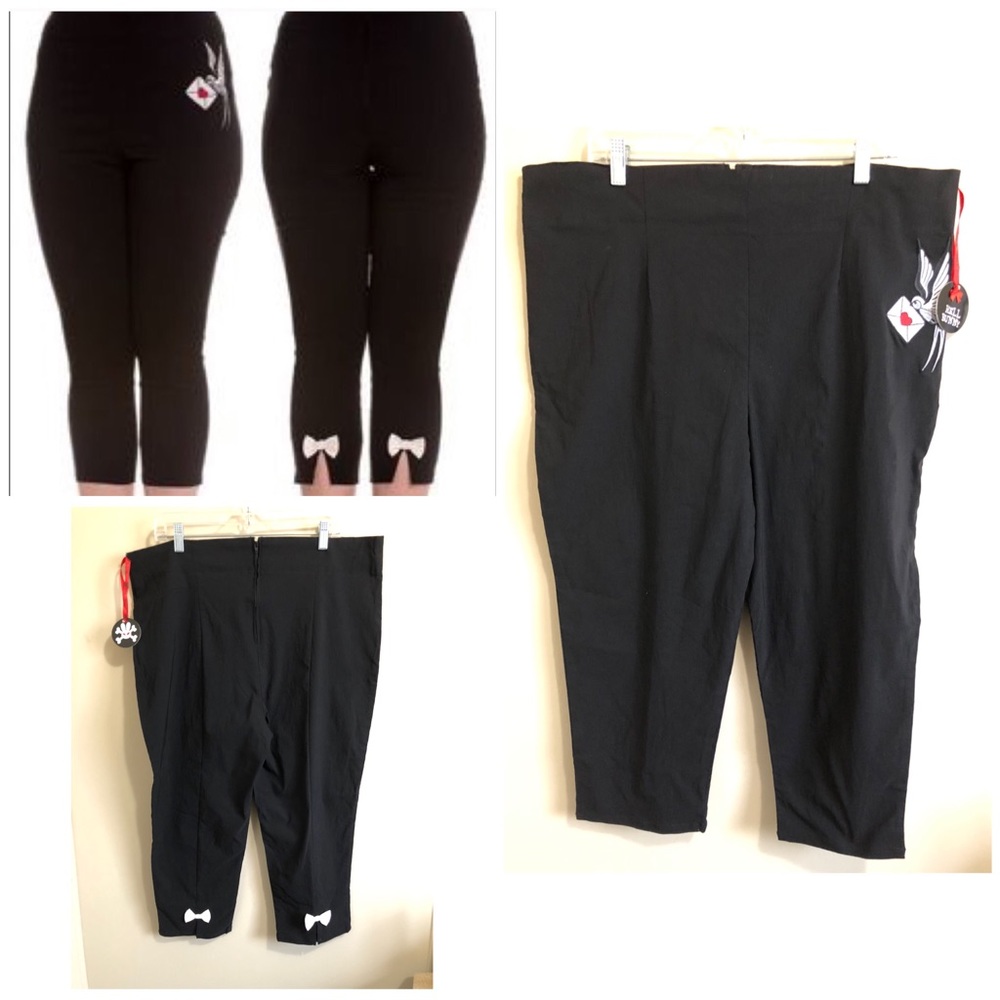 NWT Hell Bunny Size 4X Capri Pants